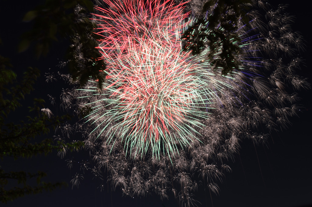 天神祭奉納花火　11