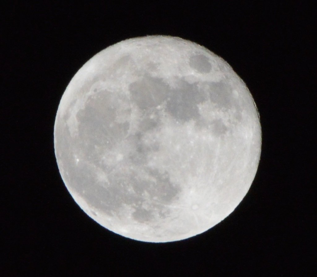 11月18日、今夜の満月