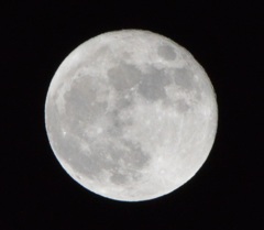 11月18日、今夜の満月