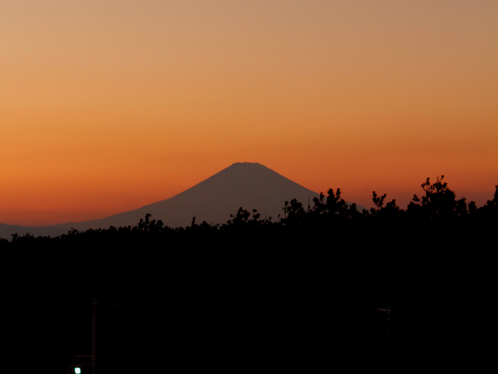 大晦日の富士山