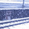 雪の降る駅２