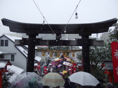 ２０１５年の元旦は雪