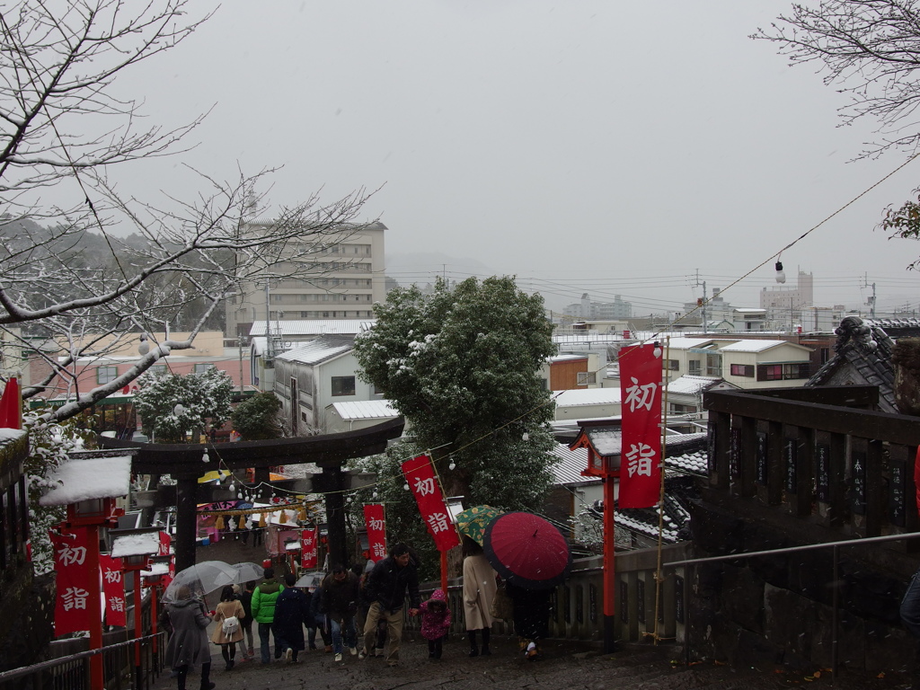 高知四万十中村一条神社の初詣