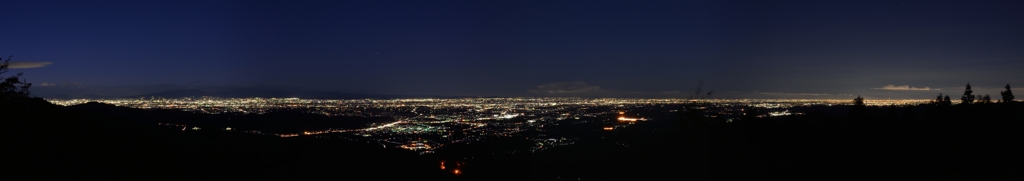 登谷山からの夜景