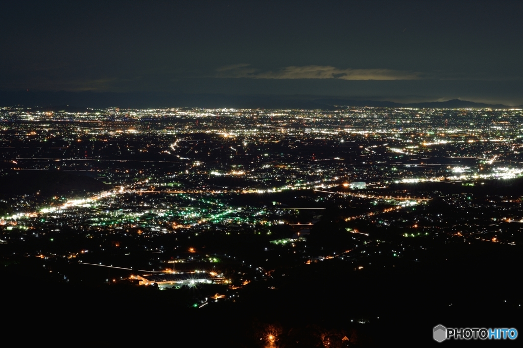 登谷山の夜景（2015）