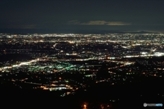 登谷山の夜景（2015）