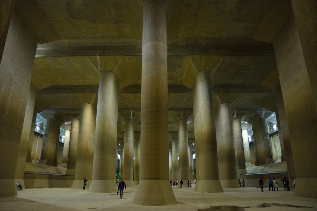 首都圏外郭放水路　調圧水槽