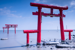 大魚神社　海中鳥居