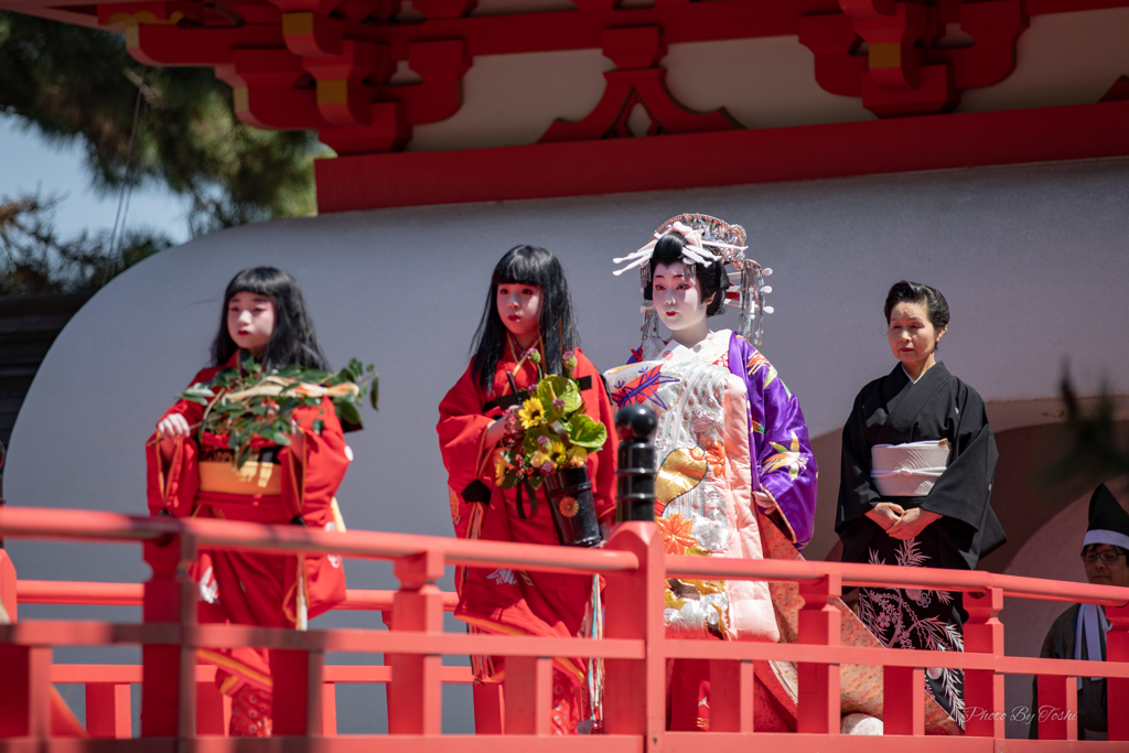 下関　先帝祭　赤間神宮　三番太夫