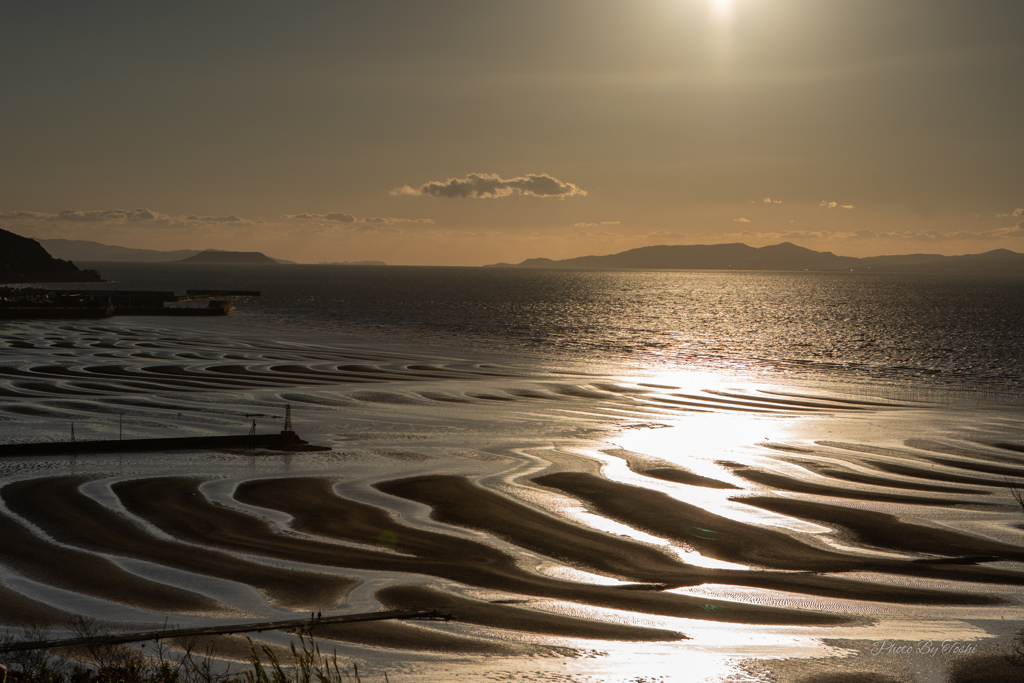 念願の御興来海岸（おこしきかいがん）