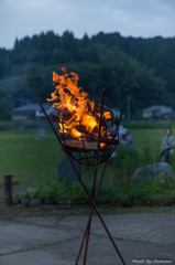 石仏火祭り　種火