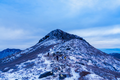 くじゅう　天狗ヶ城から中岳（九州最高峰1791ｍ）