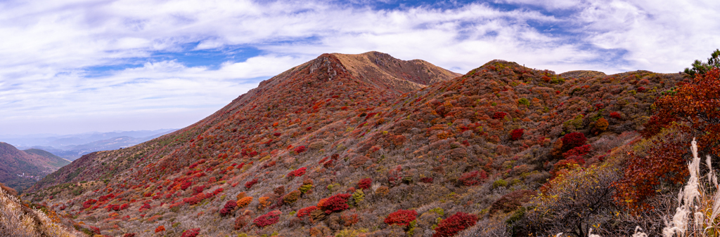 くじゅう連山　星生山の午後