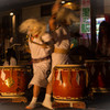 臼杵石仏  火祭りいかづち太鼓（躍動-2）