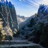 とある南阿蘇の山間景色