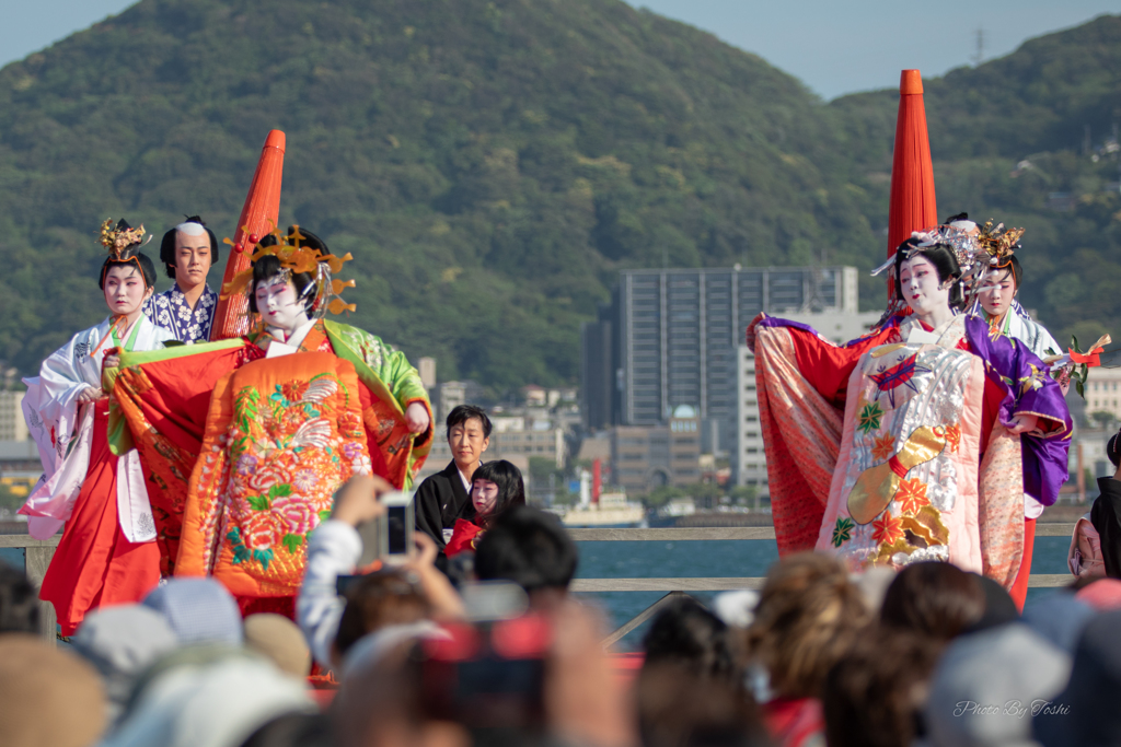 下関　先帝祭　太夫乱舞