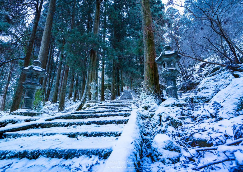 英彦山　高住神社参道