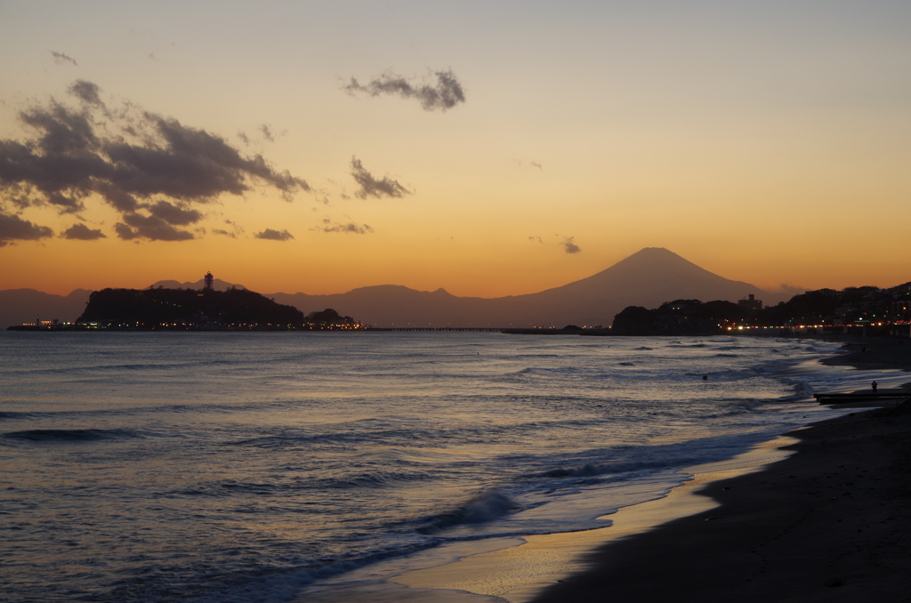夕暮れ