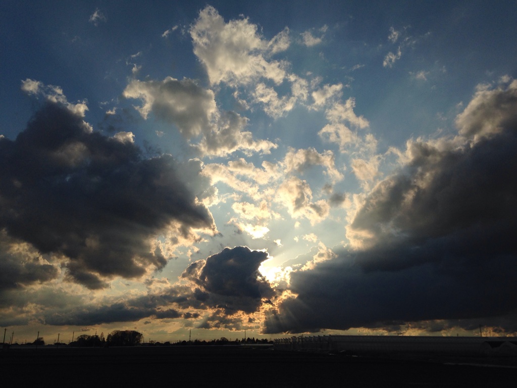 雲の夕暮れ