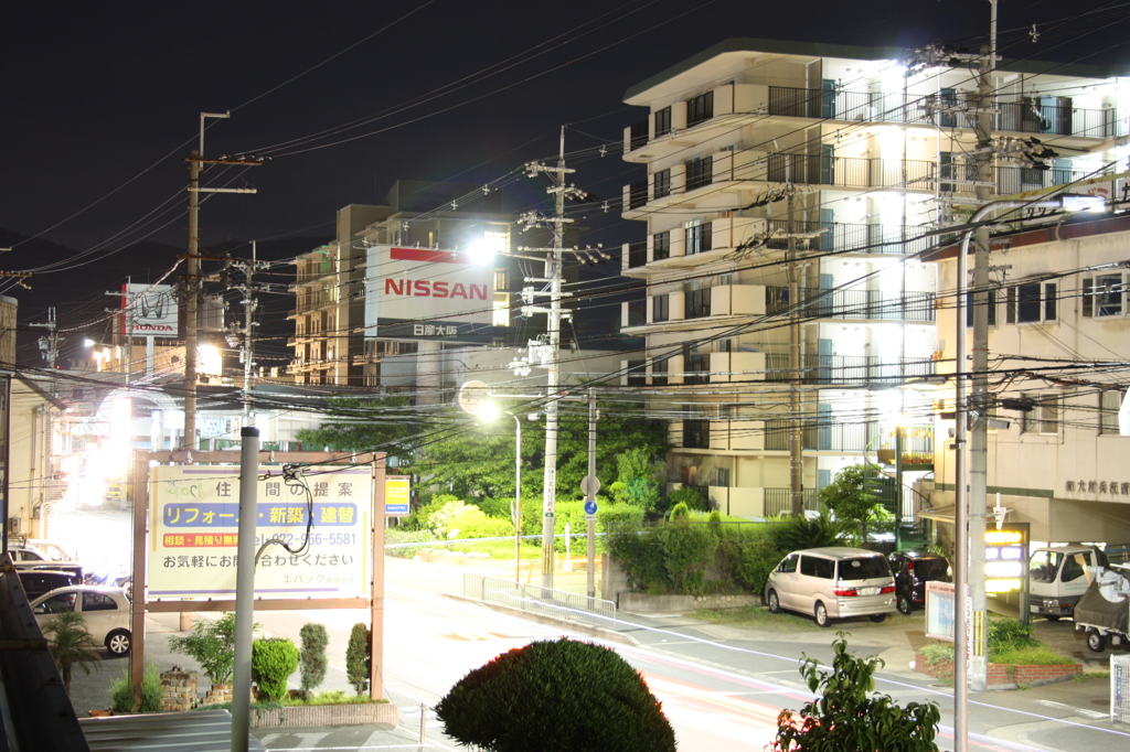 窓から見える風景