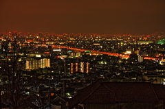 【HDR】暗がり峠からの夜景