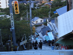金比羅参道上