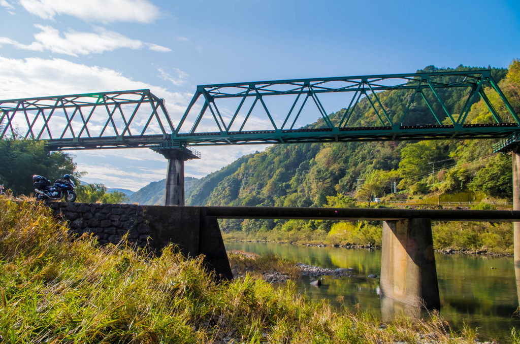 沈下橋と鉄橋