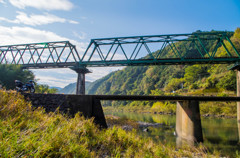 沈下橋と鉄橋