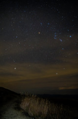 星空へ延びる道