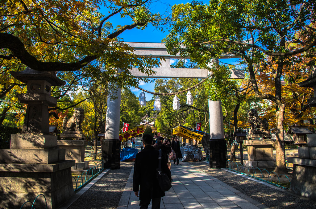 楠木正成公を祀っています