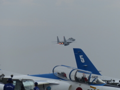 ブルーとF-15