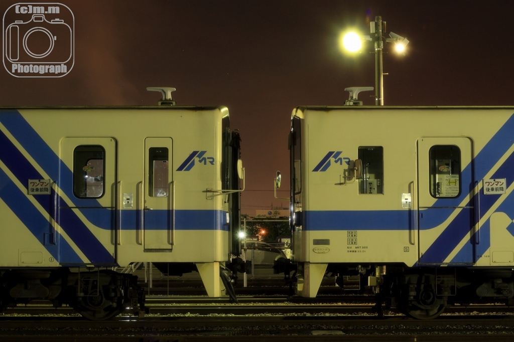 水島臨海鉄道の夜景