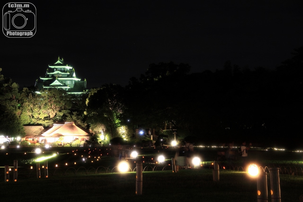 岡山後楽園、幻想庭園