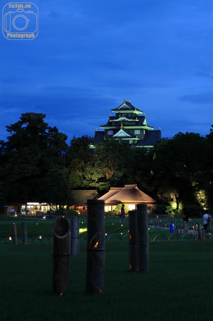 岡山後楽園、幻想庭園