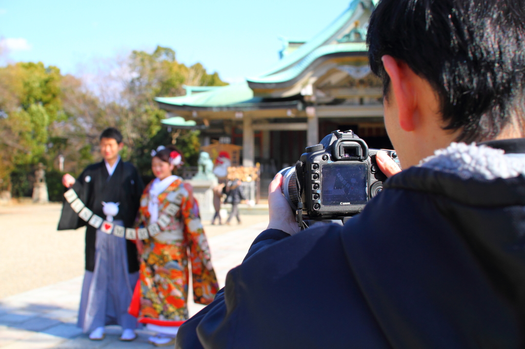 結婚式のプレ撮影会