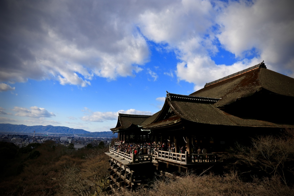 空には雪雲！