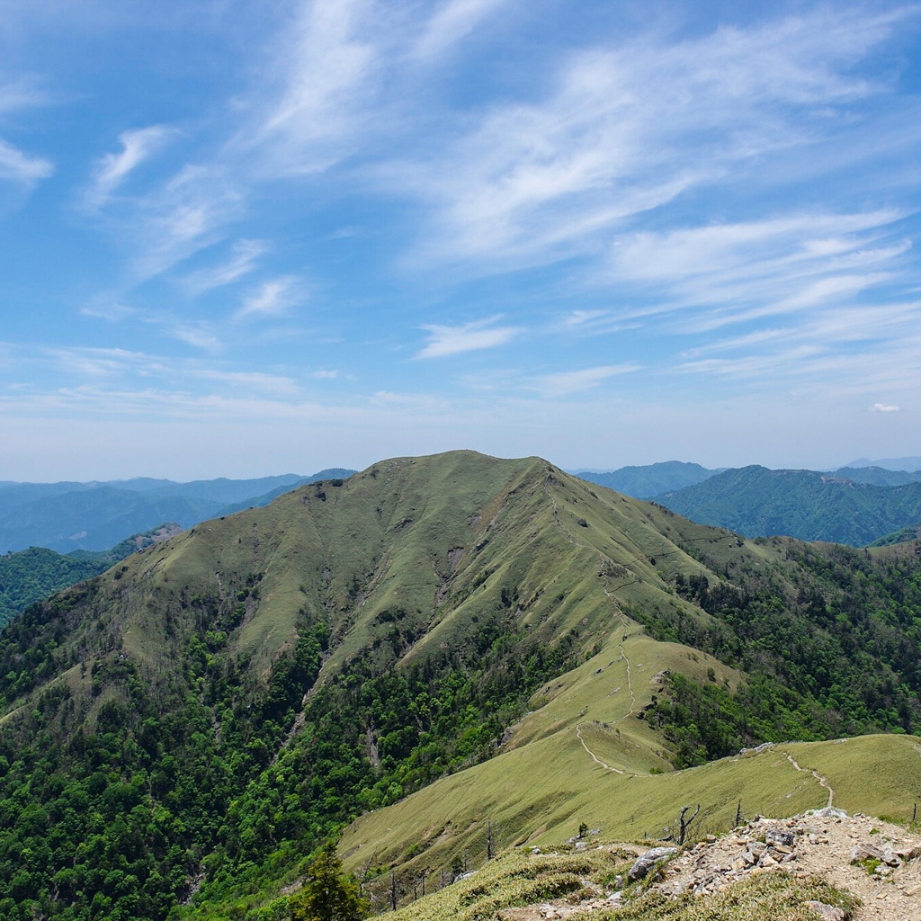 剣山山頂より