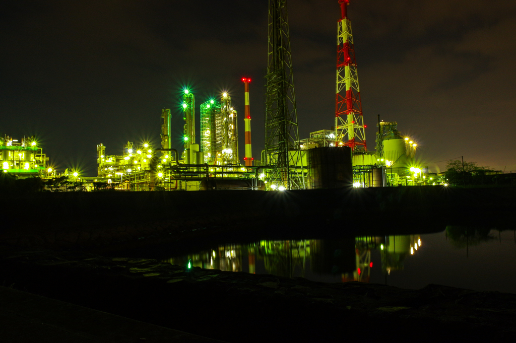 姫路工場夜景