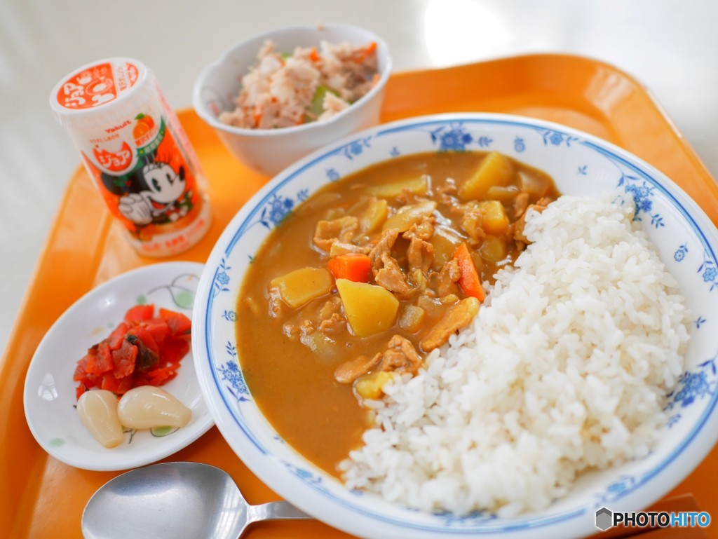 今日の社食はカレー