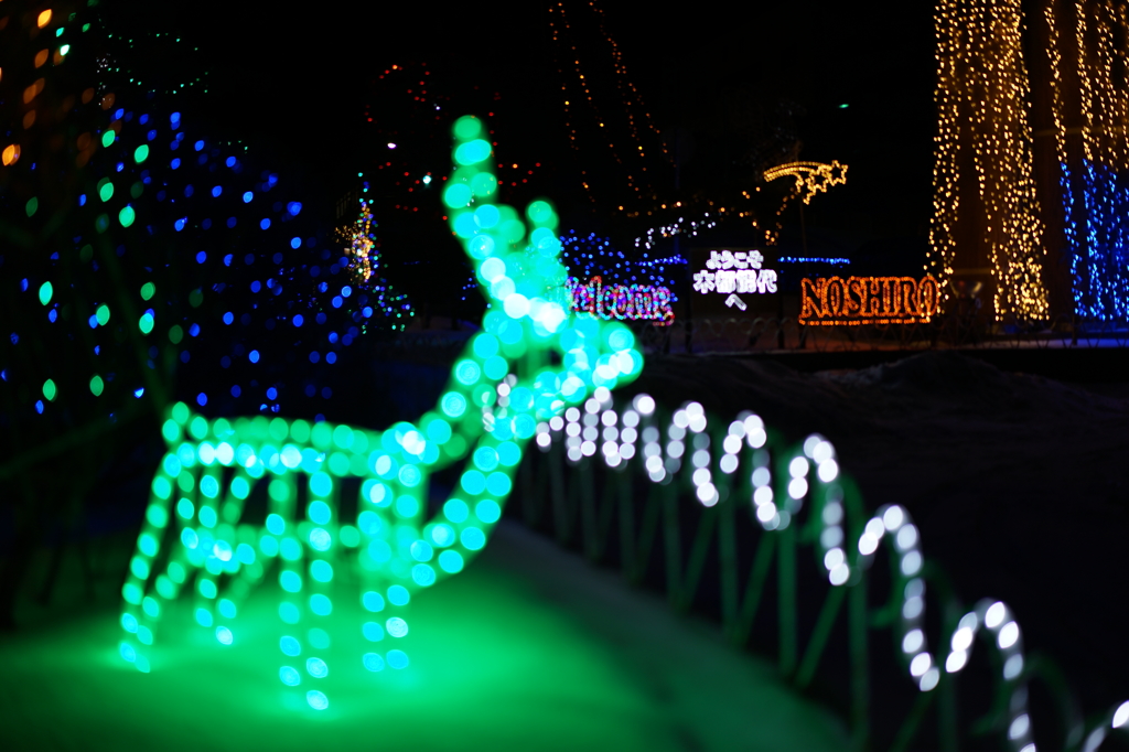 駅前イルミネーション
