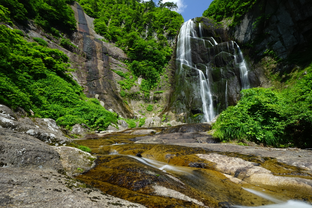 安の滝・・・上段