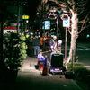 深夜徘徊　夜間工事