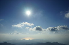 仁田峠からの青空