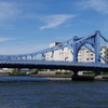 橋と川と空と