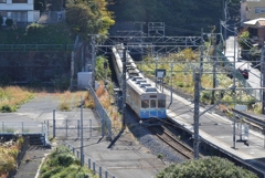 網代駅を出発～