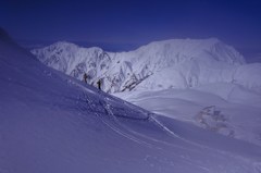 山スキー♪
