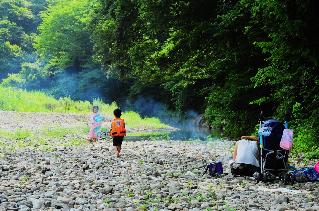 魚が焼けたぞ～♪