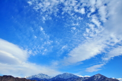 北アルプスと空～♪
