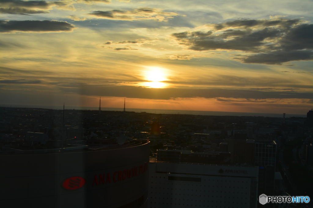 金沢の夕景