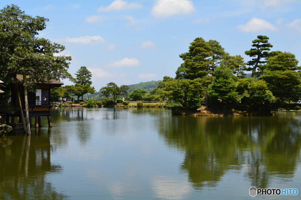 兼六園　霞ヶ池　